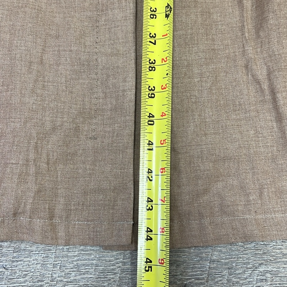 SOLD IN STORE Nordstrom Studio 121 Long Sleeve Linen Blend Shirt Dress Size 10 - Picture 13 of 13